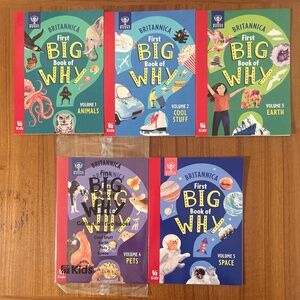 2024 Chick-fil-A Kids Meal Book - Britannica First Big Book of Why LOT OF 5